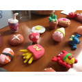 Colourful plasticine of children